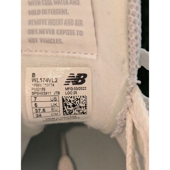 Women's New Balance 574V2 (NB) Nimbus Cloud Summer Fog Running Sneakers Size 7 - Picture 14 of 15